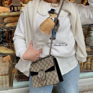 Authentic Gucci Dionysus supreme mini bag